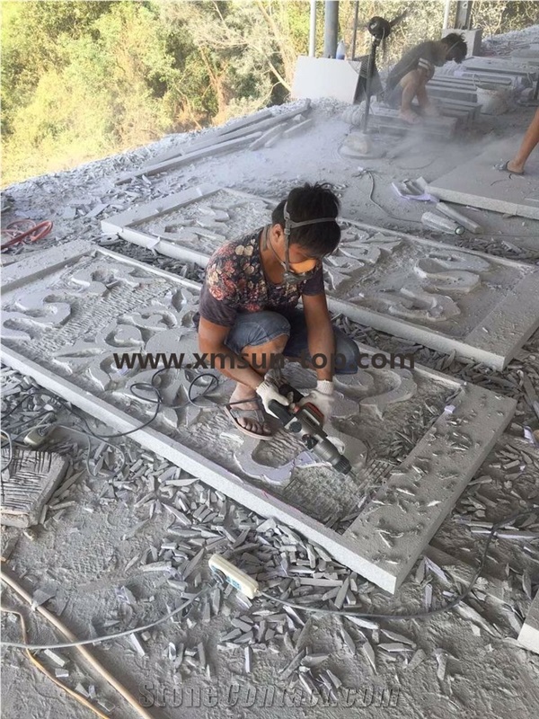 G603 Granite Sculptures Relief &Chinese Grey Granite Sculptures