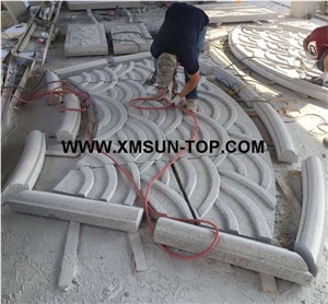 G623 Reliefs&Relieve/China Bianco Sardo Granite Wall Reliefs/White Flower Granite Relievos/Gamma Grey Granite Etchings/Rosa Beta Granite Engraving Ideas/Relief Design/Relief Carving/Engravings