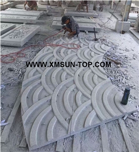 G623 Reliefs&Relieve/China Bianco Sardo Granite Wall Reliefs/White Flower Granite Relievos/Gamma Grey Granite Etchings/Rosa Beta Granite Engraving Ideas/Relief Design/Relief Carving/Engravings