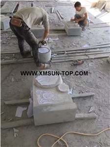 G654 Granite Engravings Drum/Reliefs&Relieve/Sesame Black Granite Reliefs/China Impala Granite Relievos/New Jasberg Granite Etchings/Dark Grey Granite Engraving Ideas/Relief Design/Relief Carving