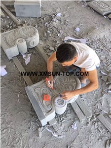 G654 Granite Engravings Drum/Reliefs&Relieve/Sesame Black Granite Reliefs/China Impala Granite Relievos/New Jasberg Granite Etchings/Dark Grey Granite Engraving Ideas/Relief Design/Relief Carving