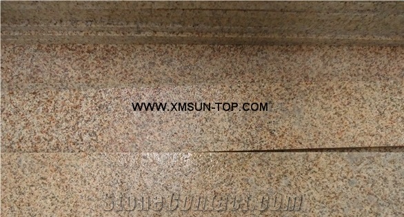 G682 Granite Stair & Steps/Rusty Yellow Granite Stair Treads and Risers