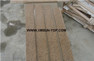 G682 Granite Stair & Steps/Rusty Yellow Granite Stair Treads and Risers