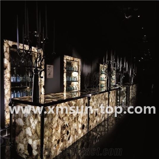 Grey Crystal Stone Backlit Slabs, Smoke Quartz, Grey Semi-Precious Stone Tiles, Luxury Translucent Grey Rock Crystal Stone Panels,Semi Precious Stone Slab,Grey Crystal Gemston Slab,Interior Decoration