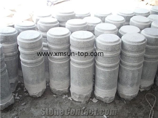 Haicang White Granite Parking Stone, China G623 Car Stop Stones, Gamma Grey Granite Parking Curbs& Barriers, Padang New Rosa Car Parking Stone, Landscaping Natural Stone, Garden Stone