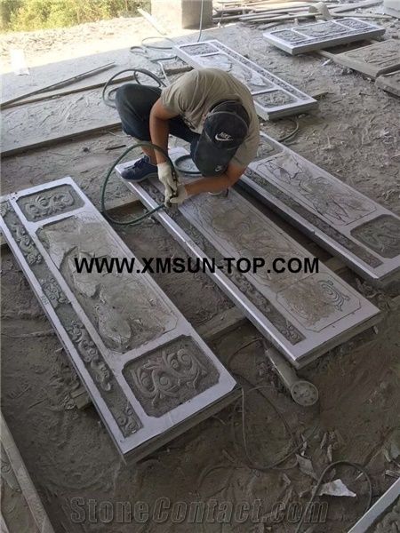 Nero Impala Granite Relief&Relieve/Sesame Black Granite Wall Relief/China Impala Granite Relievos/New Jasberg Granite Etchings/Dark Grey Granite Engraving Ideas/Relief Design/Relief Carving/Engravings