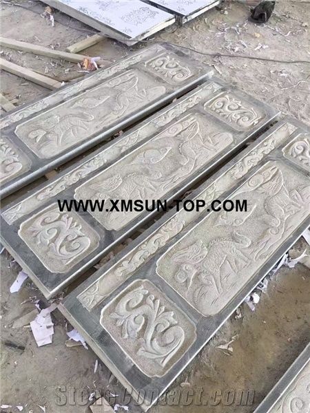 Nero Impala Granite Relief&Relieve/Sesame Black Granite Wall Relief/China Impala Granite Relievos/New Jasberg Granite Etchings/Dark Grey Granite Engraving Ideas/Relief Design/Relief Carving/Engravings