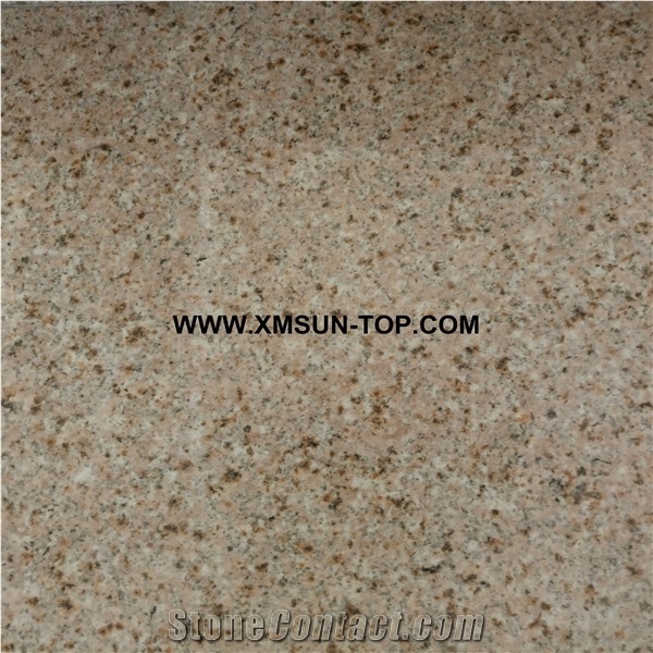 Polished G682 Granite Steps/Desert Gold Granite Stair/Gold Leaf China Granite Stair Riser&Stair Treads/Golden Sand Granite Steps &Staircase