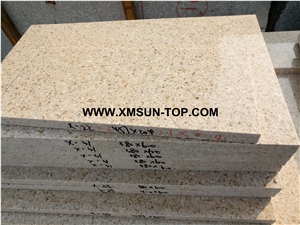 Polished G682 Granite Steps/Desert Gold Granite Stair/Gold Leaf China Granite Stair Riser&Stair Treads/Golden Sand Granite Steps &Staircase