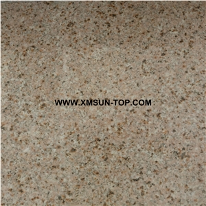Polished Rusty Yellow Granite Steps/Desert Gold Granite Stair/Gold Leaf China Granite Stair Riser&Stair Treads/Golden Peach Granite Steps &Staircase
