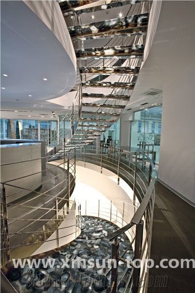 Semi-Precious Stone Interior Staircase/Mixed Semi Precious Stone Steps/Colorful Semi Precious Stone Stair Riser/Multicolor Semi Precious Stone Stair Treads