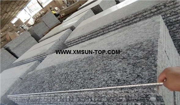 Spray White Granite Steps/Polished Breaking Waves Granite Stair/G 377 Granite Stair Riser&Stair Treads/Seawave White Granite Steps &Staircase