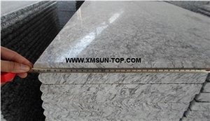 Spray White Granite Steps/Polished Breaking Waves Granite Stair/G 377 Granite Stair Riser&Stair Treads/Seawave White Granite Steps &Staircase