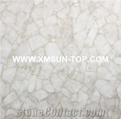 White Crystal Semi-Precious Stone Bathtubs/Pure White Semiprecious Bath Tubs/Interior Decoration/Bathtub Panels