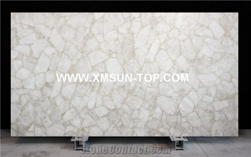 White Crystal Semi-Precious Stone Bathtubs/Pure White Semiprecious Bath Tubs/Interior Decoration/Bathtub Panels