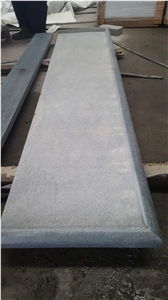 Honed Absolute Black Granite Stairs Steps Risers