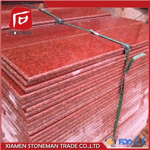 Chilly Red Slabs & Tiles, China Red Granite