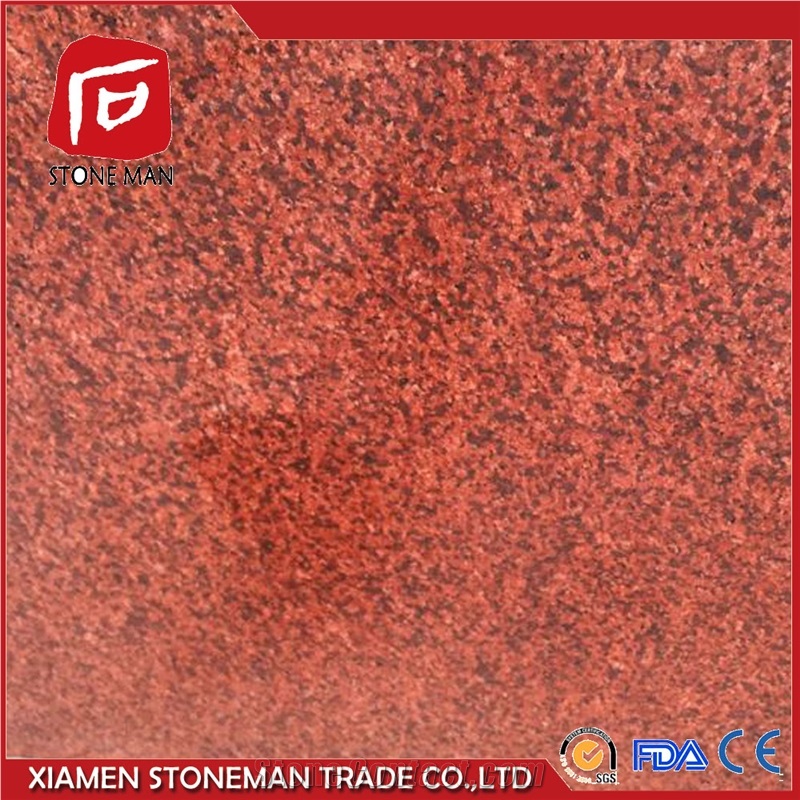 Chilly Red Slabs & Tiles, China Red Granite