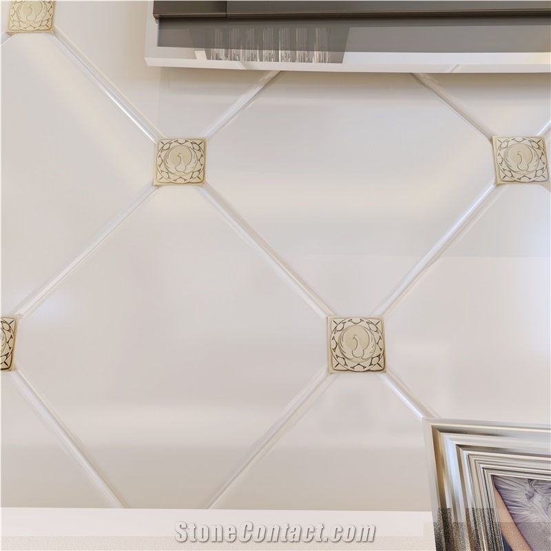 Luxurious Houses Nano Crystallized Stone/Polished Stone Tiles for Sale