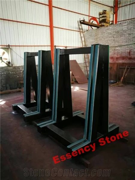 Granite Marble Quartz Stone Slabs Display a Frame