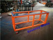Working Table, Processing Trolley, Steel Work Table for Fabricating Granite Countertops