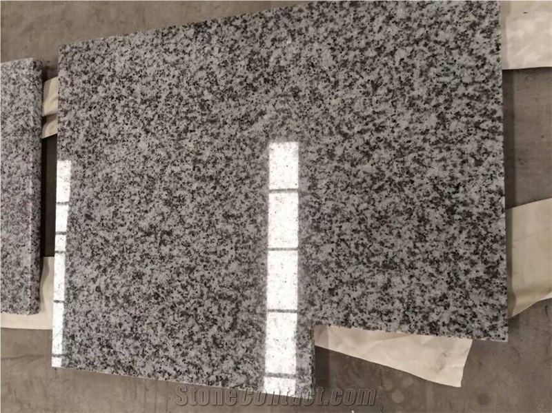 China Grey Big White Flower Barry Blue Beta White Granite G439 Kitchen Top Benchtop Vanity Top