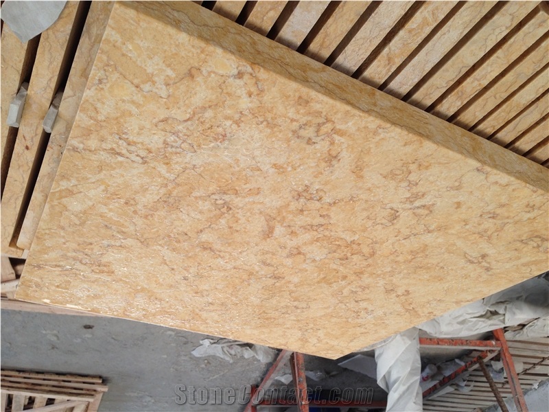 Egytpian Yellow Marble Slab & Tile & Paver,Cut-To-Size, Drop Face Coping, Square Edge Coping and Bullnose Coping, Pavers,Wallstone