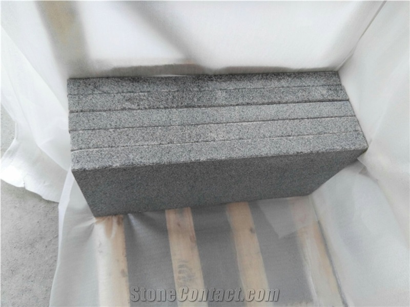 Fujian Sesame Grey Granite G654, China Impala, Slabs, Tiles, Cut-To-Size,Pavers, Drop Face Coping, Square Edge Coping and Bullnose Coping, Wallstone