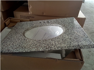 Tongan White Rice White Hazel White Star Grey G655 Tops Bathroom Vanity Top Slab