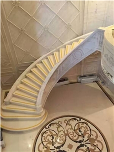 Ultraman Beige Marble Polished Balustrade & Railing & Baluster,Carving Wall Decoration