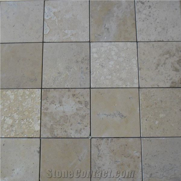 Limestone Material Roman Beige Tile and Slab