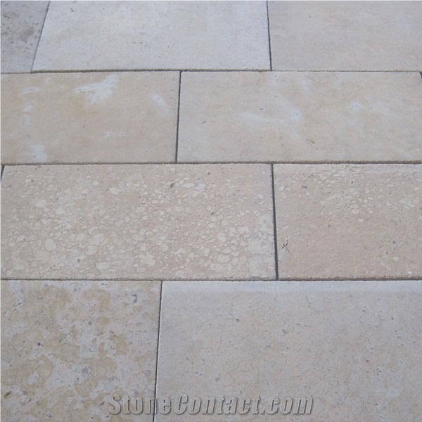 Limestone Material Roman Beige Tile and Slab