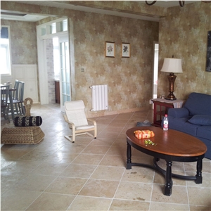 Limestone Material Roman Beige Tile and Slab