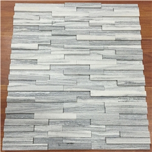 Marble Ruled White Cultured Stone and Panel Marble Ruled White Cultured Stone and Panel