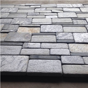 Mica Rock Silver Shine Cultured Stone and Panel