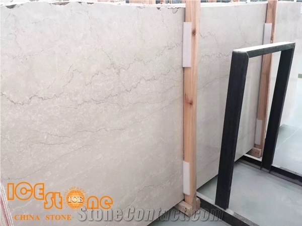 Beige Marble Botticino Classico Marble Bathroom Vanity Tops, Bathroom Tops