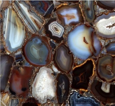Brown Agate Gemstone Slabs,Brown Agate Semiprecious Stone Slabs,Brown Semiprecious Stone Tiles
