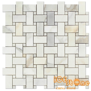Calacatta Gold Marble Wall Mosaic,Calacatta Gold Marble Floor Mosaic