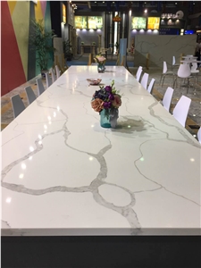 Calacatta Quartz Stone Office Meeting Table ,Calacatta Quartz Stone Conference Tables