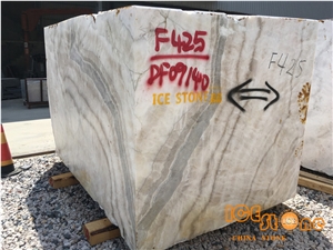 China Beige Onyx Blocks/China Beige Veins Block