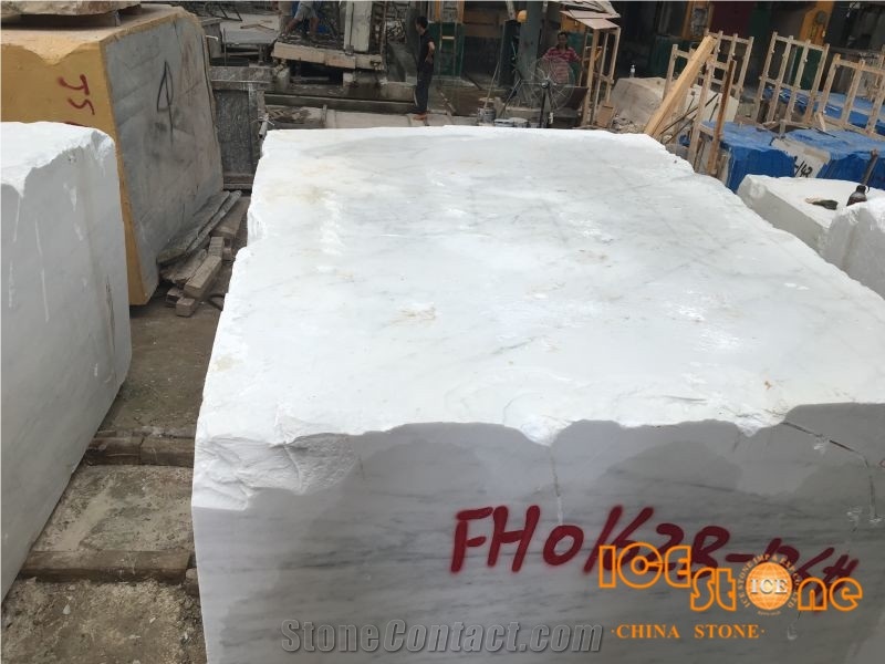 China Oriental White Blocks/Eastern White Marble Blocks