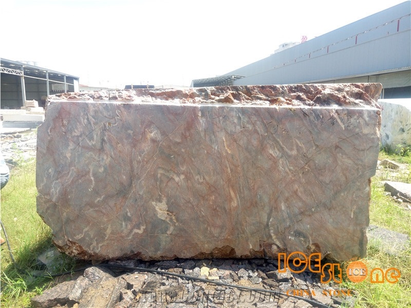 China Venice Red Block/Red Louis Agate Block