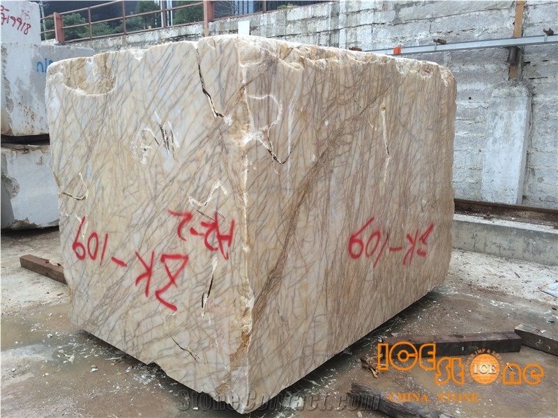 China Yellow Mable/ Babylon Gold Marble Block/Golden Babylon Marble Blocks