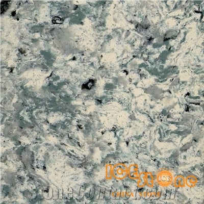 Colorful Green/Quartz Stone Solid Surfaces Polished Slabs Tiles Engineered Stone Artificial Stone Slabs for Hotel Kitchen,Bathroom Backsplash Walling Panel Customized Edge