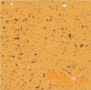 Crystal Yellow Quartz Stone Slab