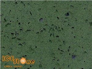 Dark Green Quartz Stone, Crystal Engineered Stone Tiles&Slabs Dark Green Quartz Stone, Crystal Engineered Stone Tiles&Slabs