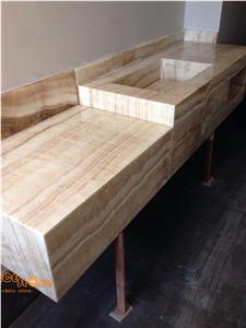 Ivory Onyx Tea Tables, Ivory Beige Onyx Home Stone Furniture