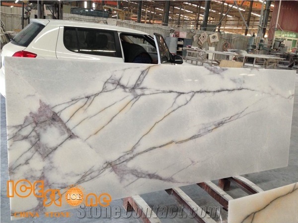 Lilac Marble, White Marble Kitchen Countertops, Bench Tops, Table Tops