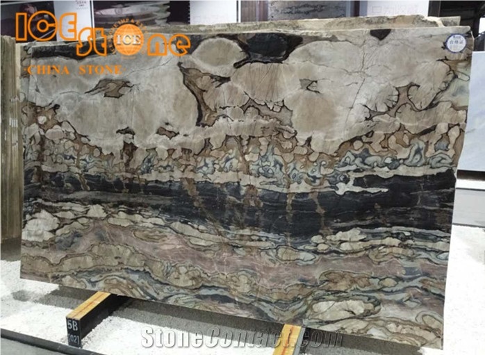 Moon River Marble Block/China Multicolr Marble Block/Building Stone/Bookmatch Marble