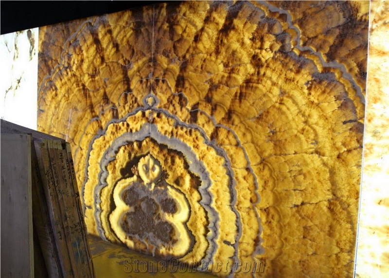 Peackck Onyx Tiles,Peackck Onyx Slabs,Golden Onyx Slabs